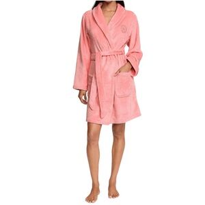 NWT Victoria's Secret Signature Passion Pink Knee Length Robe XS/S